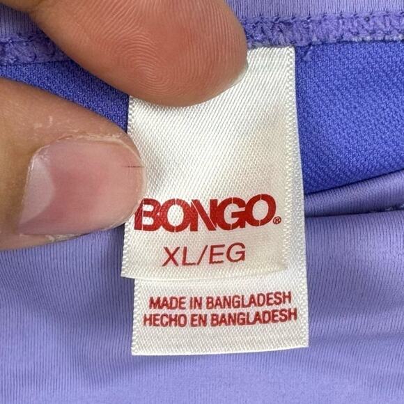 Bongo Purple Strappy Sides Bikini Bottom Size XL - Picture 4 of 5